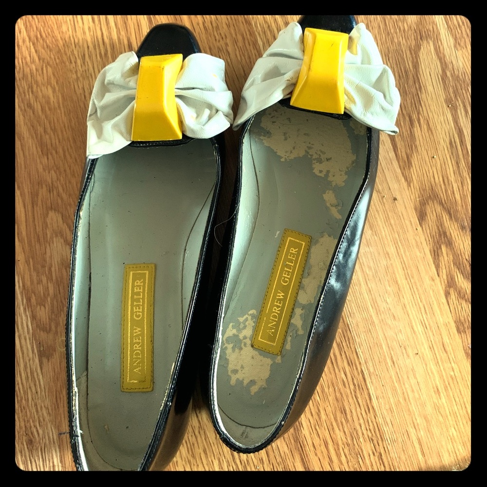 Vintage Andrew Geller patent leather flats